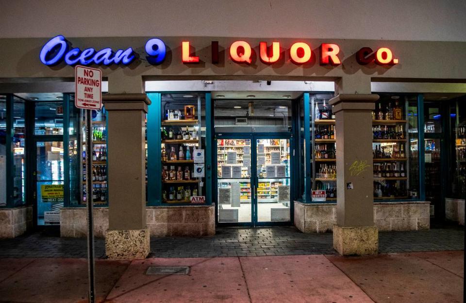 Ocean 9 liquor store was closed at 6 PM, on Saturday, March 26, 2022, due to a “state of emergency” imposed by the City of Miami Beach that also enforced a midnight curfew for the South Beach area, due to two shootings in Miami Beach the weekend before.