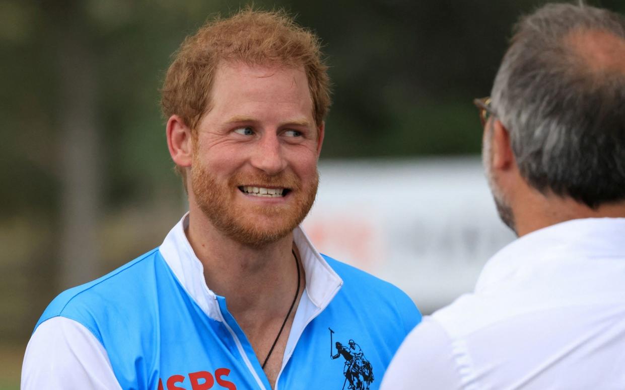 Prince Harry attends the HIV charity Sentebale polo match in Aspen, Colorado - KEVIN MOHATT/REUTERS