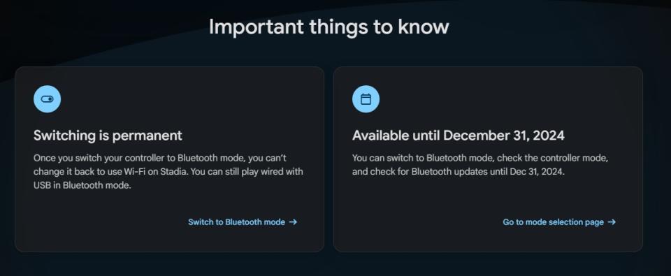 Google extends the date for its Bluetooth mode tool for the Stadia controller.