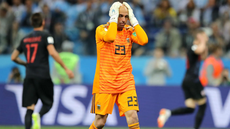 El arquero argentino rompió el silencio y disparó contra Sampaoli a más de dos meses del Mundial. (Goal.com)