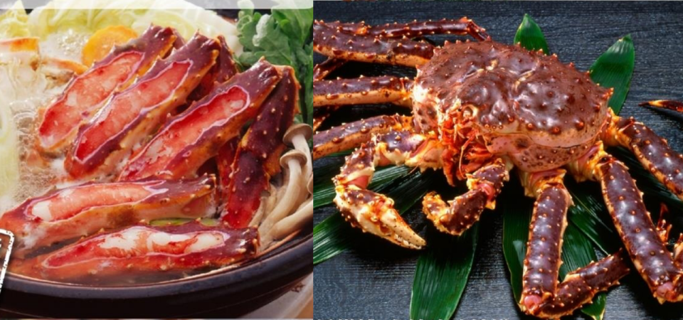 【秋季高級海鮮優惠】帝王蟹由於體型巨大而獲得蟹中之王美名。
