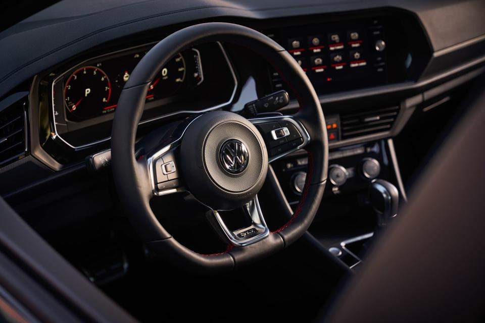 <p>Now that the Jetta again shares its platform with the Golf, the GLI reclaims its place as a legit GTI with a trunk.</p>