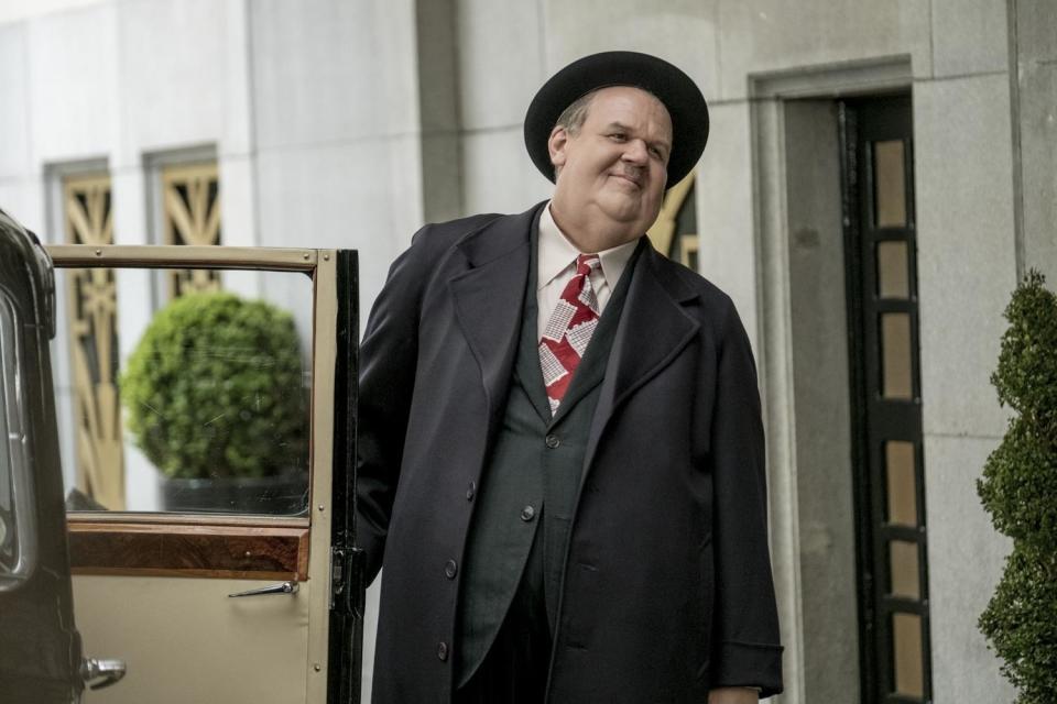 This image released by Sony Pictures Classics show John C. Reilly as Oliver Hardy in a scene from "Stan & Ollie." (Sony Pictures Classics via AP)