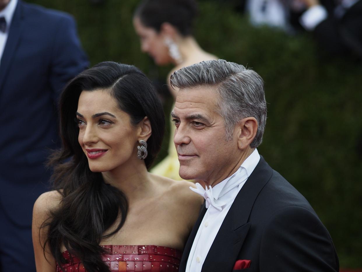 Amal and George Clooney