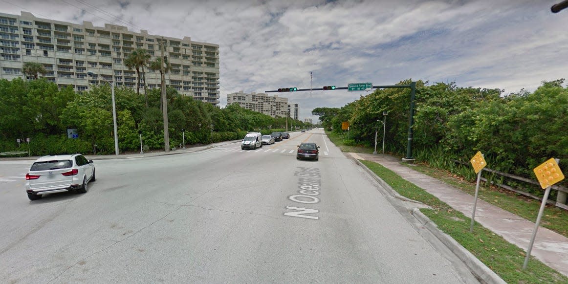 Nastasia Snape was driving a red two-door sedan "erratically" near the intersection of North Ocean Boulevard just north of Spanish River Park on Friday morning when she went around stopped traffic and onto the sidewalk, hitting 75-year-old Judge Sandra Feuerstein of Long Island, Boca Raton Police said.