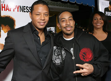 Terrence Howard and Chris 'Ludacris' Bridges at the Los Angeles premiere of Columbia Pictures' The Pursuit of Happyness