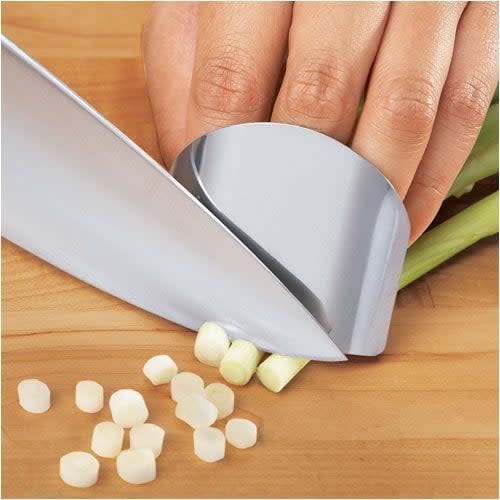 <p>Get this <span> Finger Guard</span> ($14, originally $16) for the chef who always cuts it really close. How smart is this tool?</p>