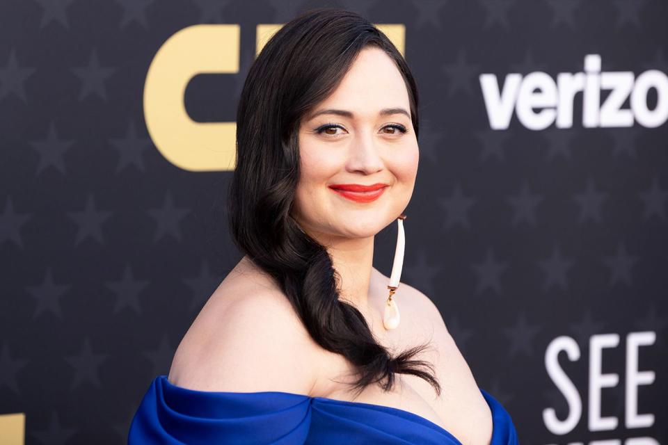 <p>Robert Smith/Patrick McMullan via Getty</p> Lily Gladstone at the 2024 Critics Choice Awards Jan. 14