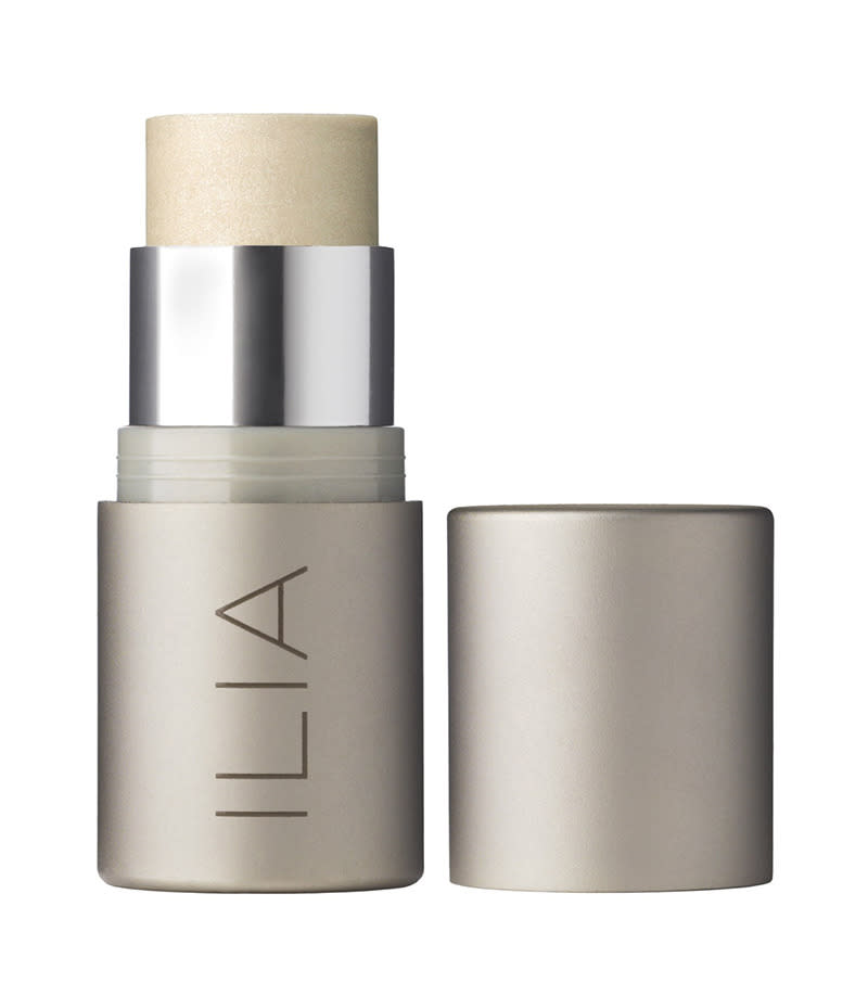 <p>Many of us just need a quick refresh that will make skin look amazing in the sun, like Ilia’s subtle organic illuminator. Swipe over cheekbones, inner eyes, and the bridge of your nose to wake up your look. <a href="https://iliabeauty.com/products/polka-dots-moonbeams" rel="nofollow noopener" target="_blank" data-ylk="slk:Ilia Beauty Polka Dots and Moonbeams;elm:context_link;itc:0" class="link ">Ilia Beauty Polka Dots and Moonbeams</a>, $34 (Photo courtesy Ilia Beauty) </p>