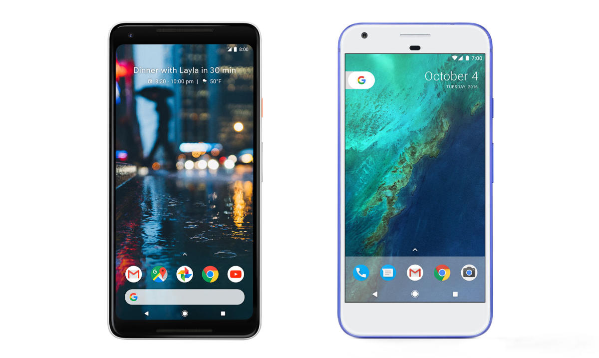 Google Pixel 2 Vs Pixel 2 XL: What's The Difference?