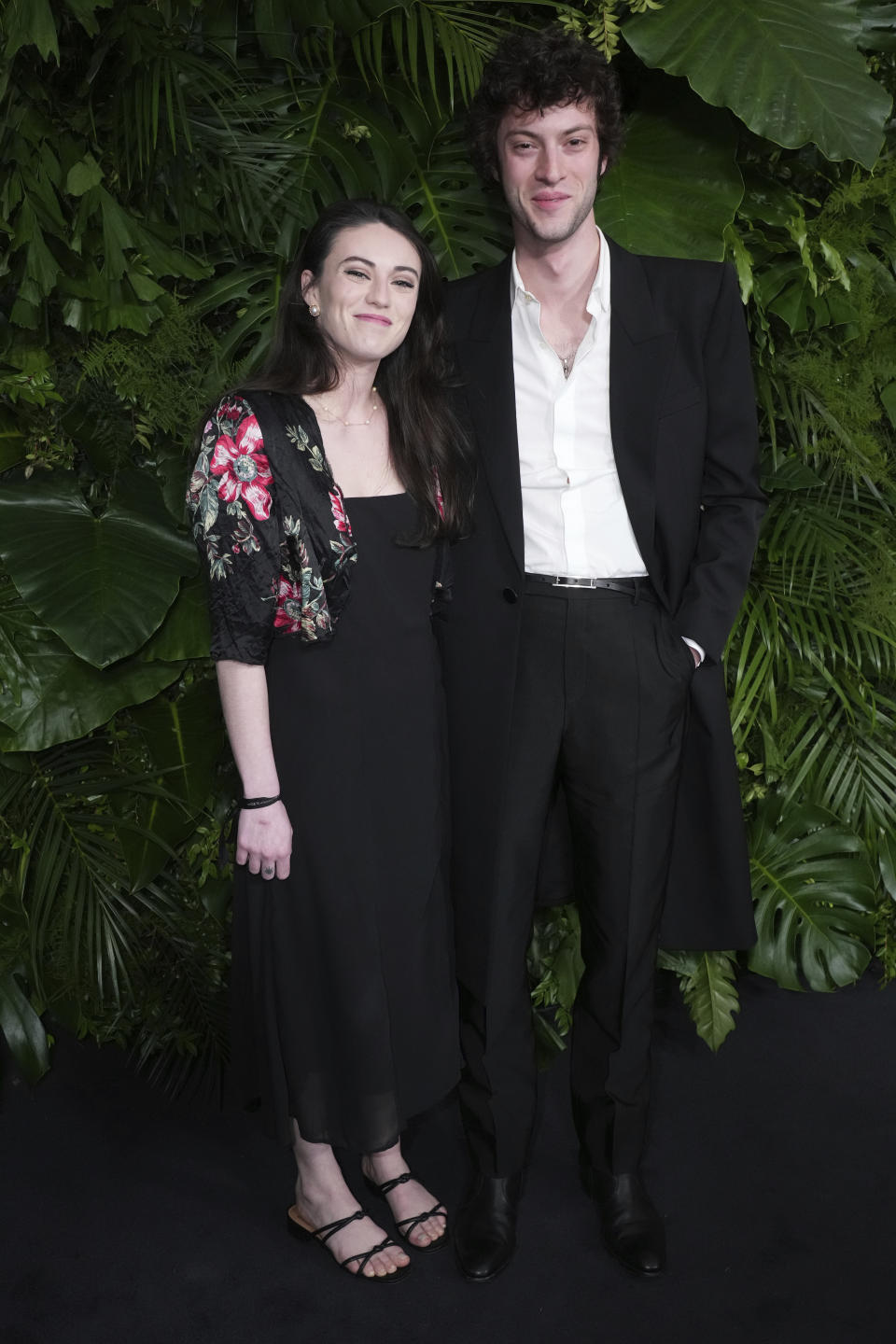 From left, Bella Sessa and Dominic Sessa arrive at Chanel's 15th Annual Pre-Oscar Awards Dinner on Saturday, March 9, 2024, at the Beverly Hills Hotel in Los Angeles. (Photo by Jordan Strauss/Invision/AP)