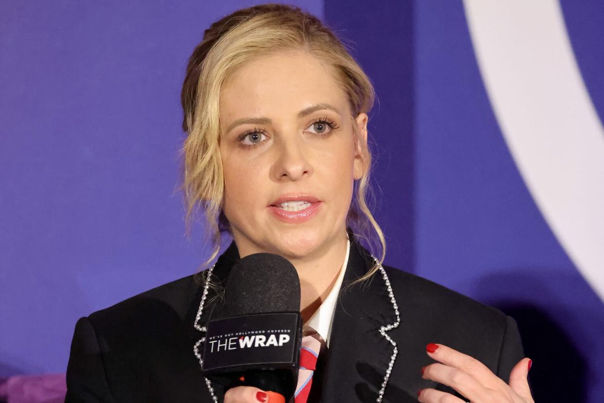 Sarah Michelle Geller speaks onstage during TheWrap's 5th Annual Power Women Summit