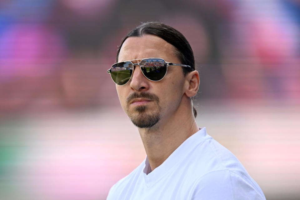 Ibrahimovic criticised for homophobic gag in Milan publicity stunt