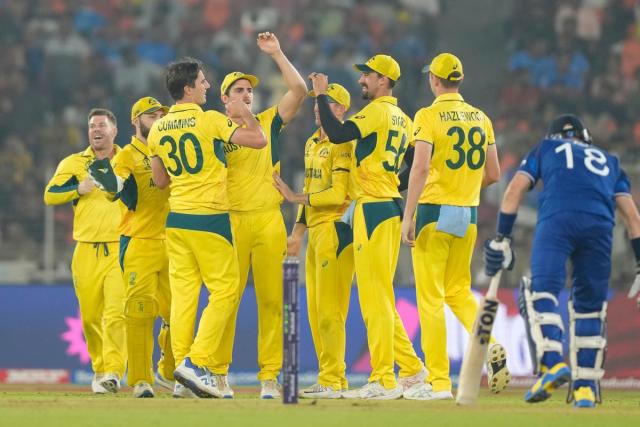 India v England LIVE: Cricket World Cup result and reaction as defending  champions beaten by 100 runs - Yahoo Sports