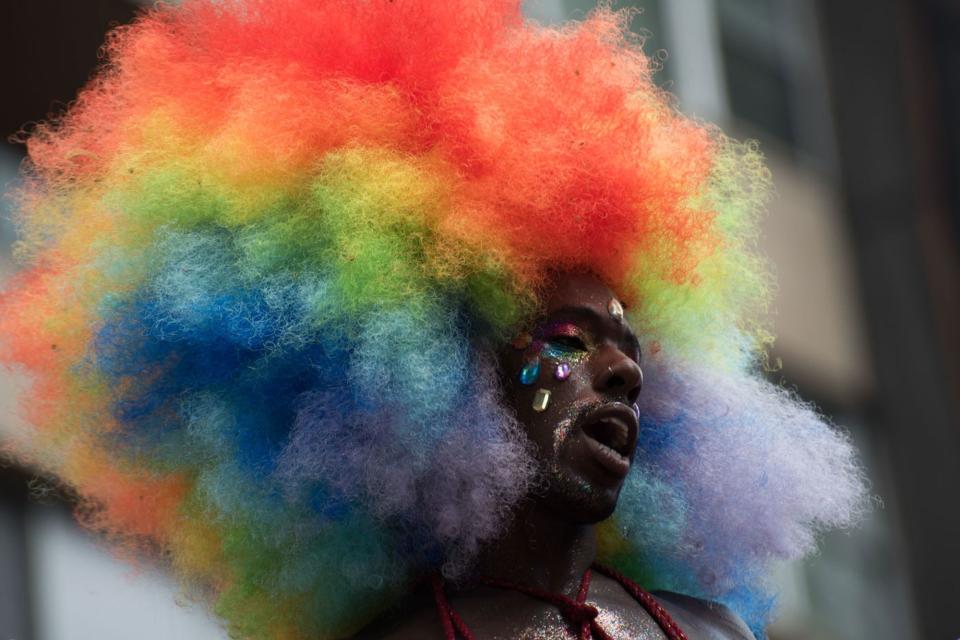 Photographer Ryan McGinley captures scenes of New York City's Pride weekend for Vogue.