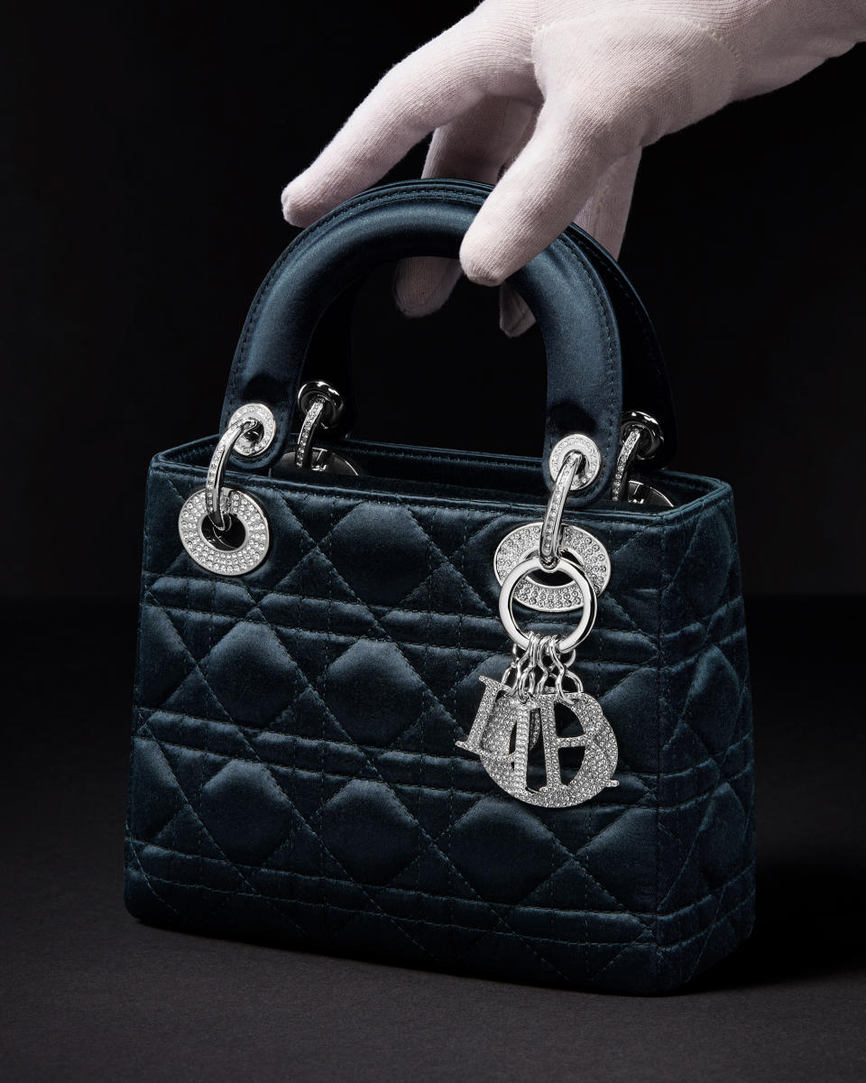 The limited edition mini Lady Dior handbag inspired by Princess Diana