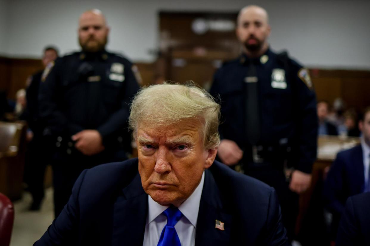 <span>‘If they can do this to me, they can do this to anyone,’ Trump said.</span><span>Photograph: Getty Images</span>