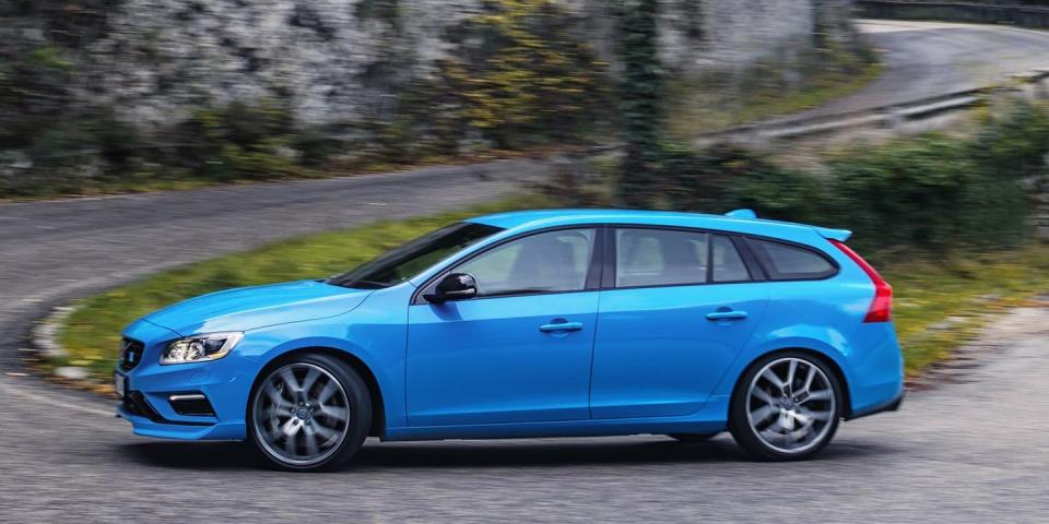 <p><a href="https://www.roadandtrack.com/new-cars/first-drives/a33079/2017-volvo-v60-s60-polestar-first-drive/" rel="nofollow noopener" target="_blank" data-ylk="slk:The V60 Polestar;elm:context_link;itc:0;sec:content-canvas" class="link ">The V60 Polestar</a> is plenty fast, but it also has a bunch of city-minded features that make it a great all-rounder. It has adjustable suspension, a hatchback body, and wonderful seats. </p>