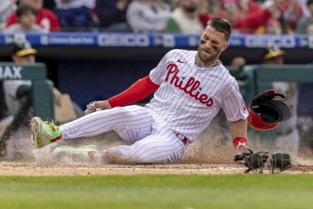 Schwarber goes deep for Phillies in 9-5 win over Athletics - WHYY