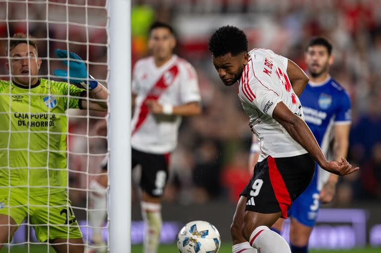 El gol a Atlético Tucumán, el último de Borja con la camiseta de River