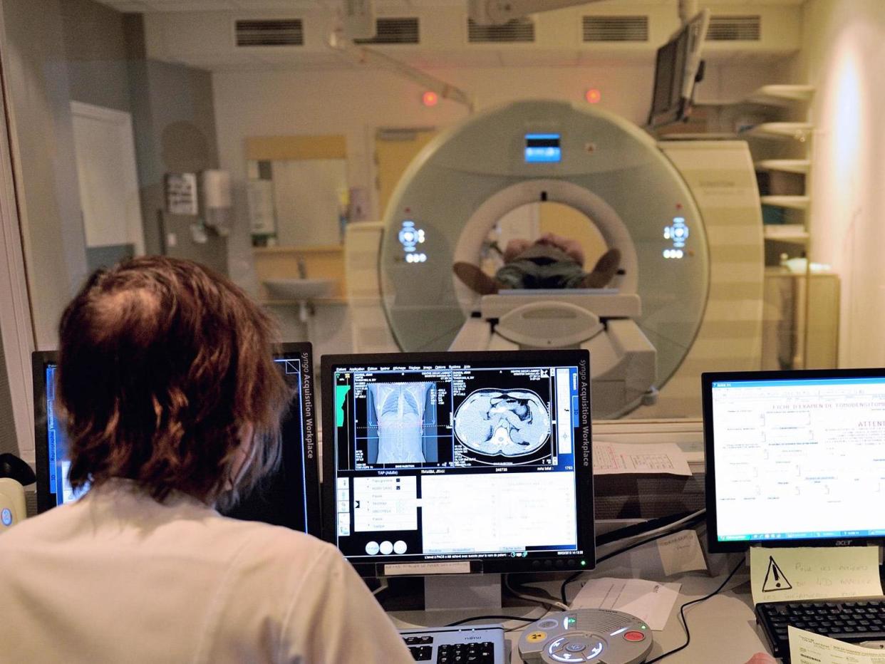 Decade-old CT scanners in about half of NHS hospitals are unable to provide high resolution imaging of artery narrowing: Getty