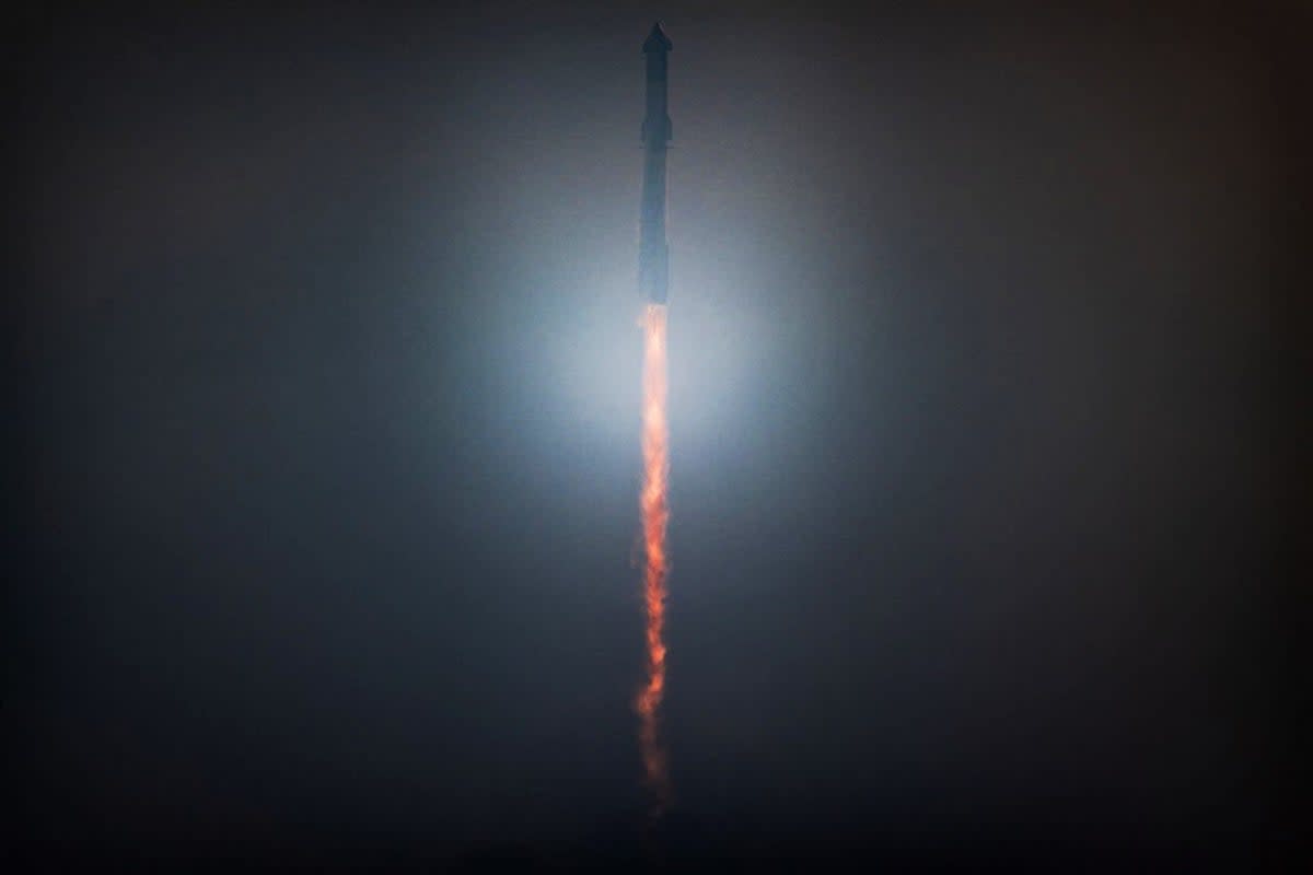 SpaceX launched its Starship from its Starbase facility in Boca Chica, Texas, on 6 June, 2024 (Getty Images)