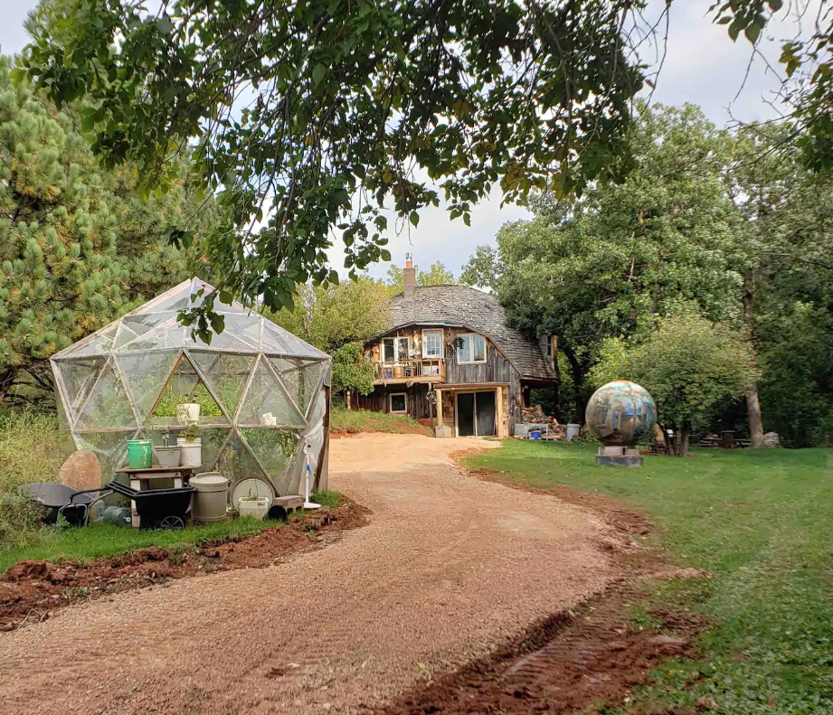 Lang Termes' Turtle House Airbnb listing is named after it's unique turtle shell shape. The Sturgis Rally draws in a lot of people looking to stay in Airbnbs.