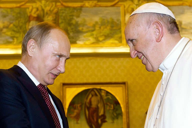 El papa Francisco recibió a Putin en el 2013