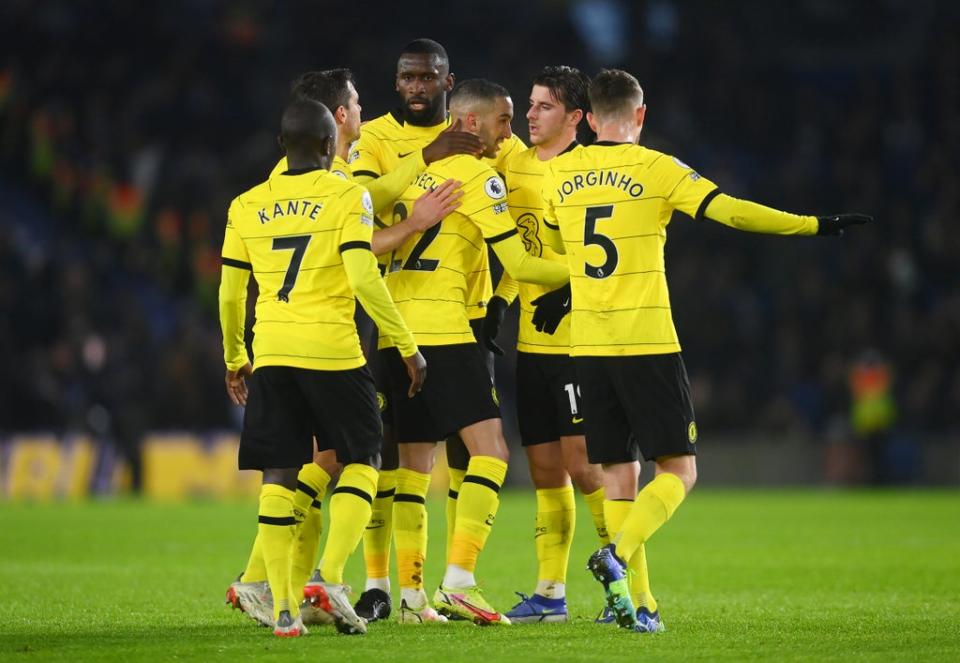 Chelsea’s celebrations were muted after going in front (Getty Images)