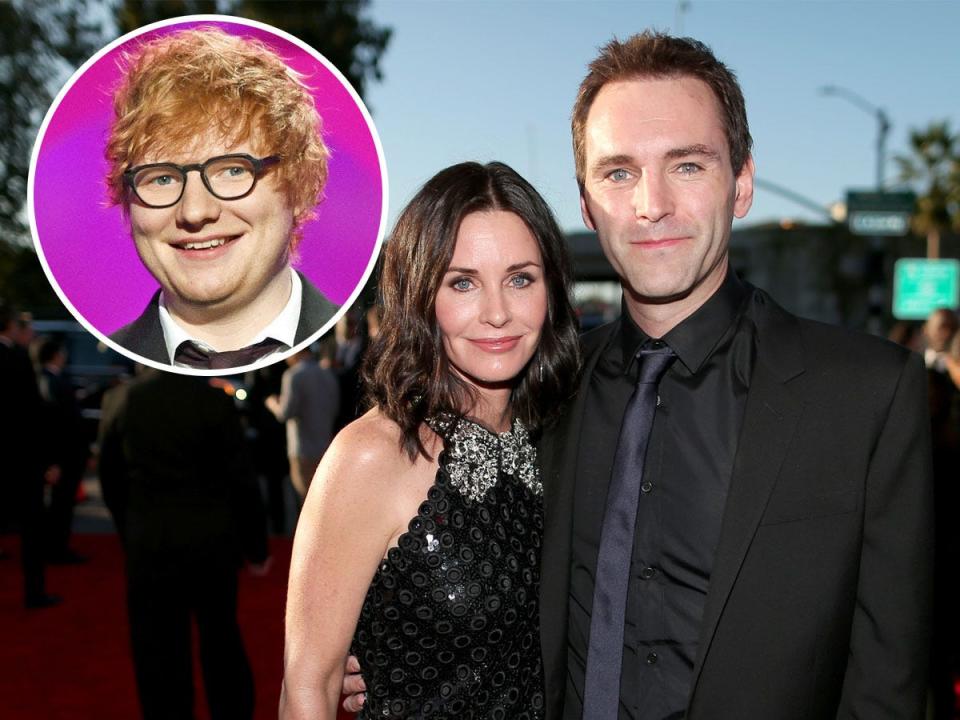 ed sheeran courteney cox Johnny McDaid