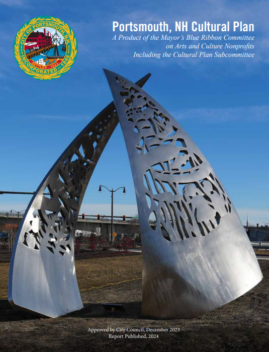 The cover of the city of Portsmouth’s newly adopted cultural plan.