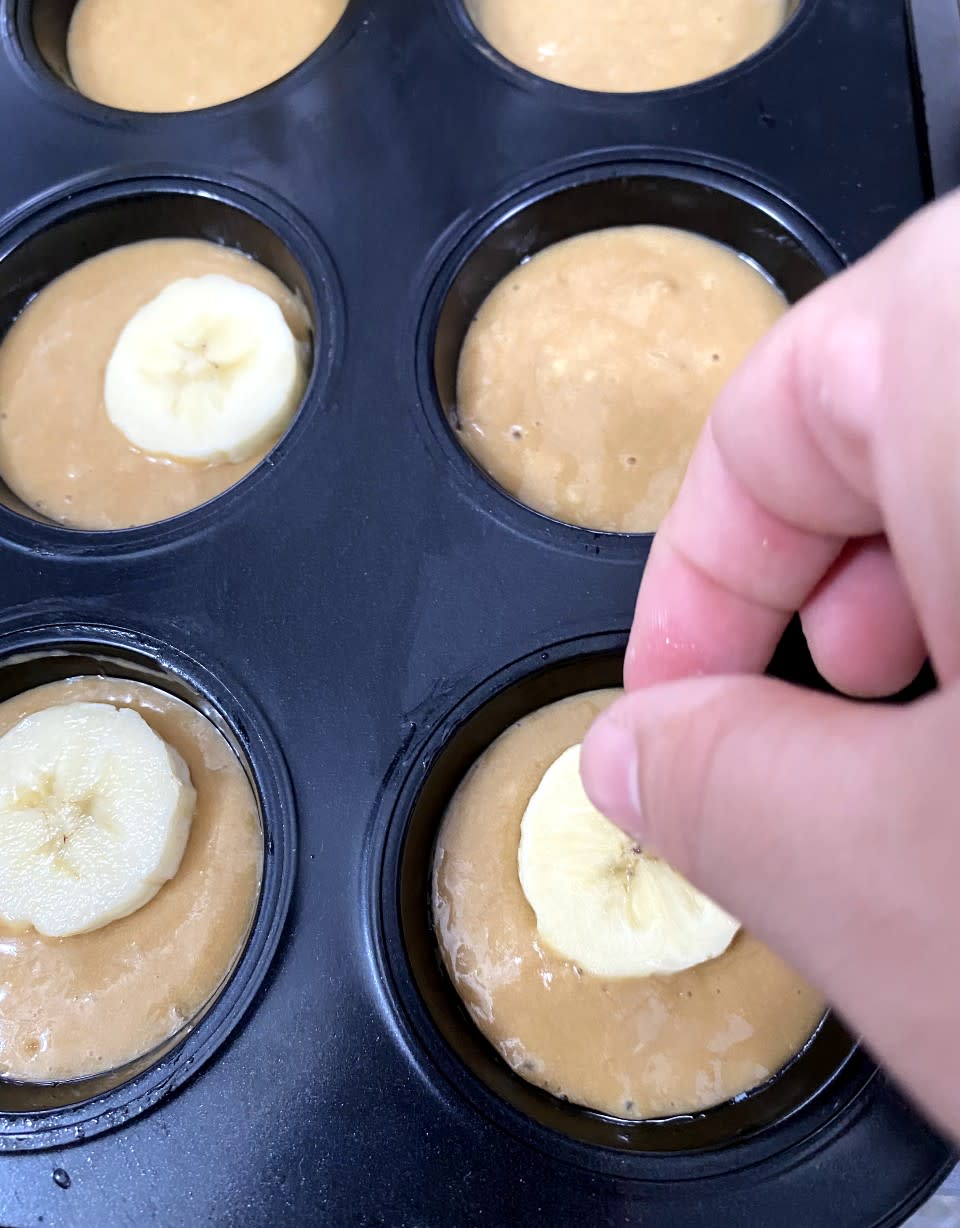 香蕉食譜│少油清爽版香蕉蛋糕 椰漿添風味