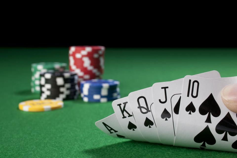 The odds of getting a royal flush are exactly 1 in 649,740.