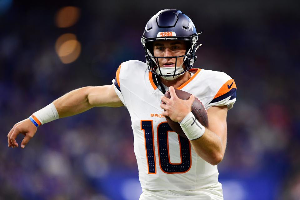 Broncos QB Bo Nix showed off rushing ability in Week 1 of preseason