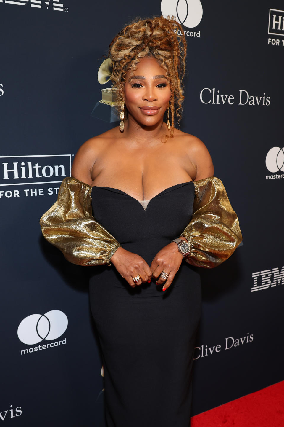 LOS ANGELES, CALIFORNIA - FEBRUARY 03: Serena Williams attends the Pre-GRAMMY Gala & GRAMMY Salute to Industry Icons Honoring Jon Platt at The Beverly Hilton on February 03, 2024 in Los Angeles, California. (Photo by Leon Bennett/Getty Images for The Recording Academy)