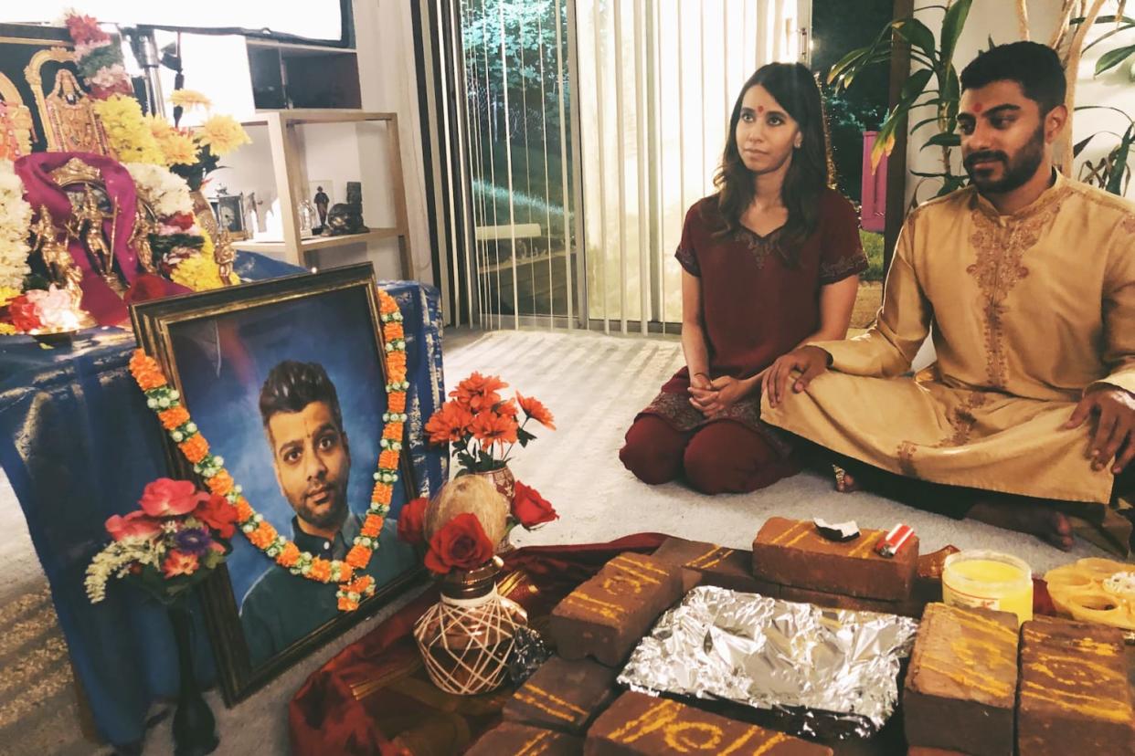 Sujata Day and Ritesh Rajan in a still from 