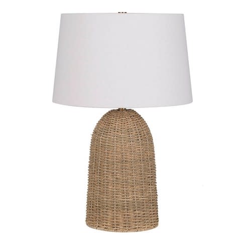 Large Seagrass Table Lamp (Includes LED Light Bulb) - Threshold(TM) designed with Studio McGee