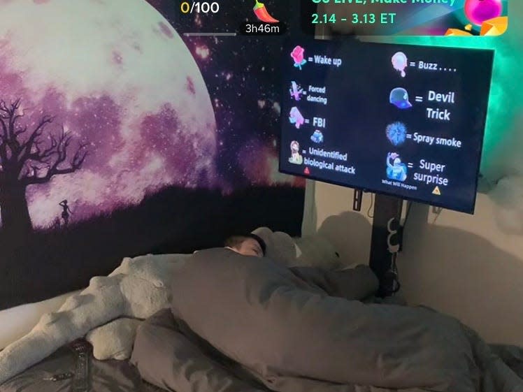 Sleep streamer