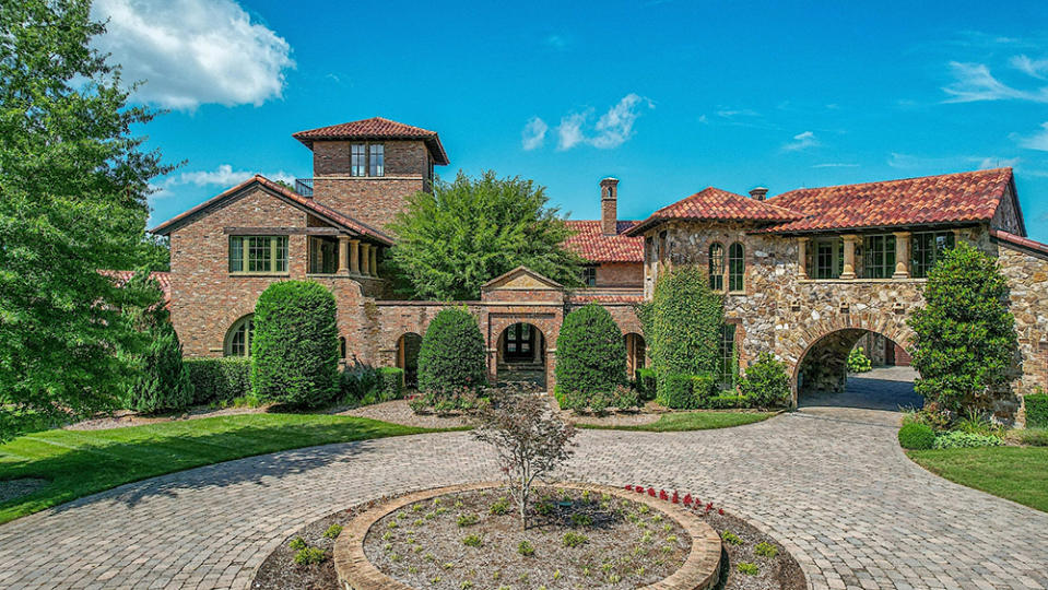 The Tuscan-inspired main house. - Credit: Courtesy Soloman Davis