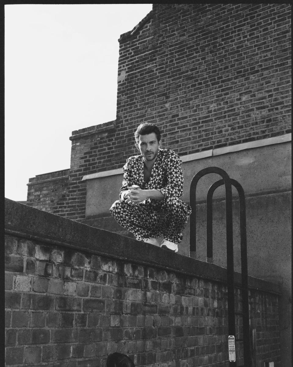 Jonathan Bailey of "Bridgerton" photographed at The Ambassadors Theatre.