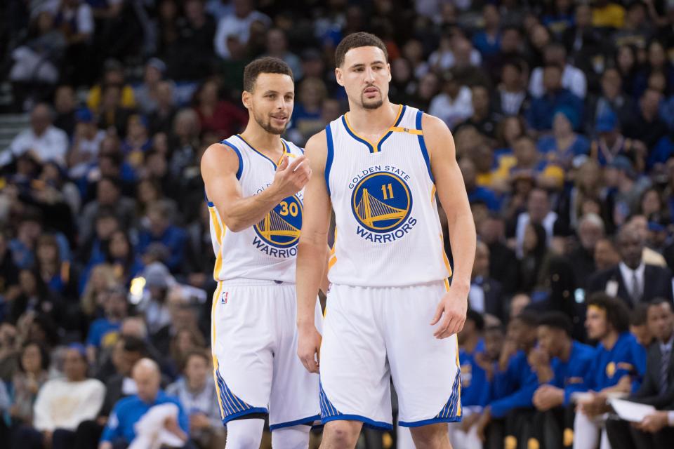 Klay Thompson and Steph Curry have been cornerstones of three title teams in Golden State.