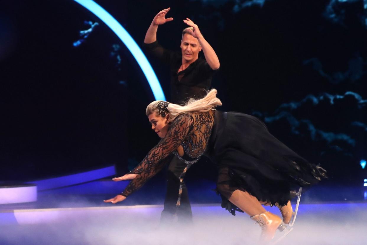 Gemma Collins and DOI partner Matt Evers (Credit: Rex)