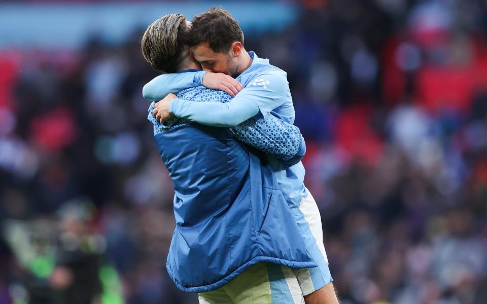 Jack Grealish and Bernardo Silva