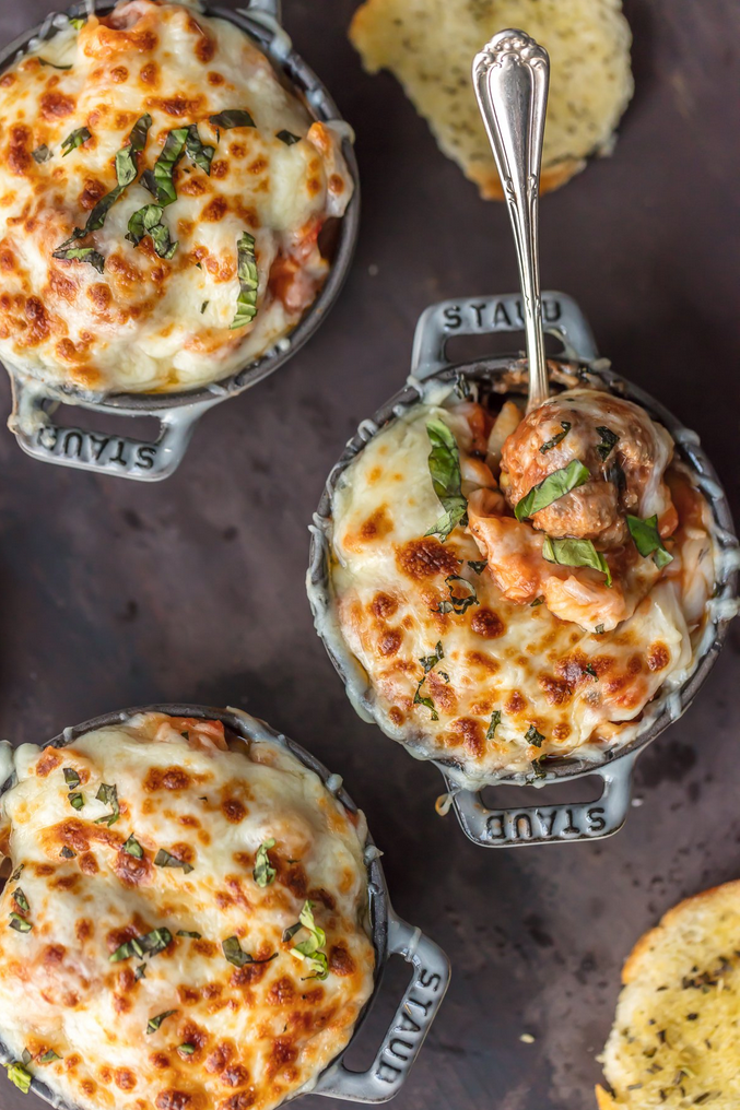 Cheesy Meatball Parmesan Soup