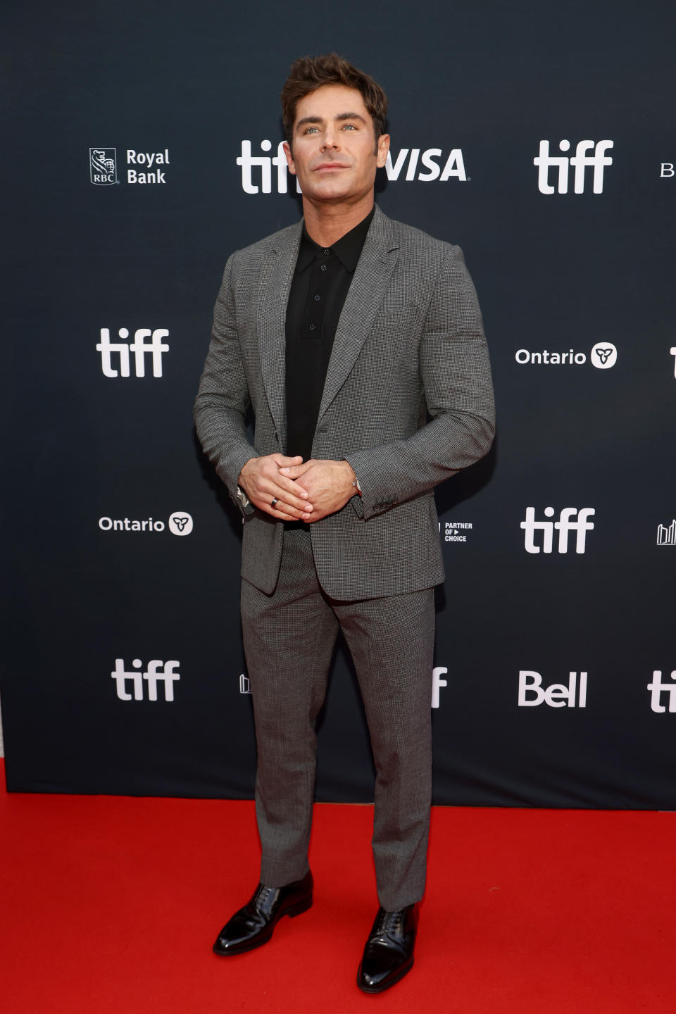 Efron attended TIFF for the premiere of his upcoming film, 