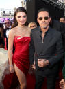 <p>Nadia Ferreira y Marc Anthony. (Photo by Rodrigo Varela/Getty Images for The Latin Recording Academy)</p> 