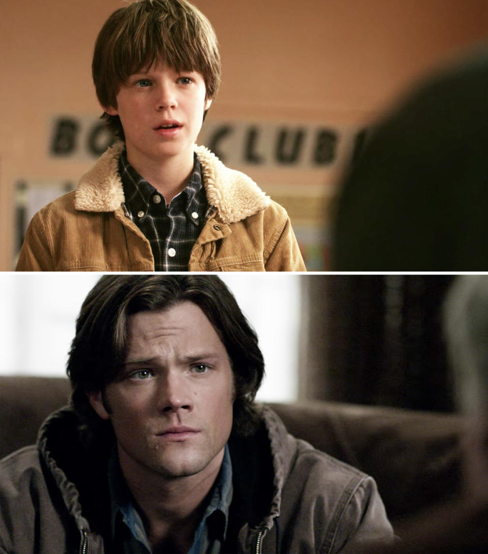 Colin starred as young Sam in six episodes of Supernatural over the course of nine years. During the show's final season, Colin adorably thanked Jared and the entire cast and crew, saying, 