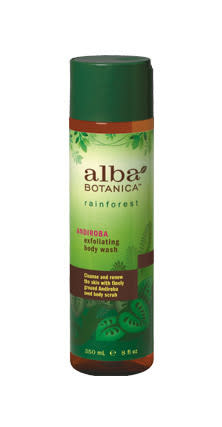 Heatherâ€™s pick: Alba Botanica Rainforest Andiroba Exfoliating Body Wash, $9.95, albabotanica.com