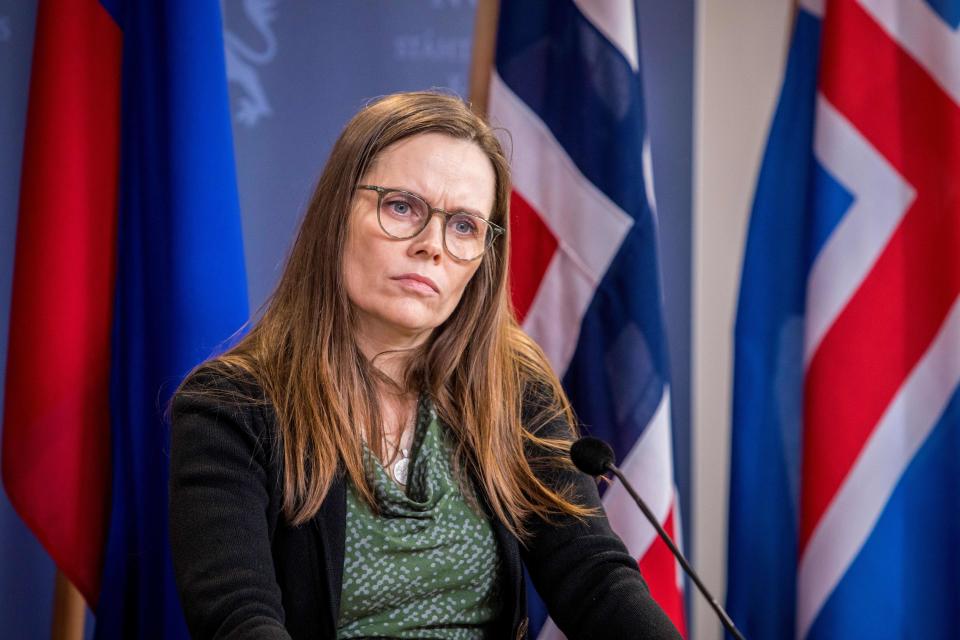 La primera ministra de Islandia, Katrin Jakobsdottir (Getty Images)