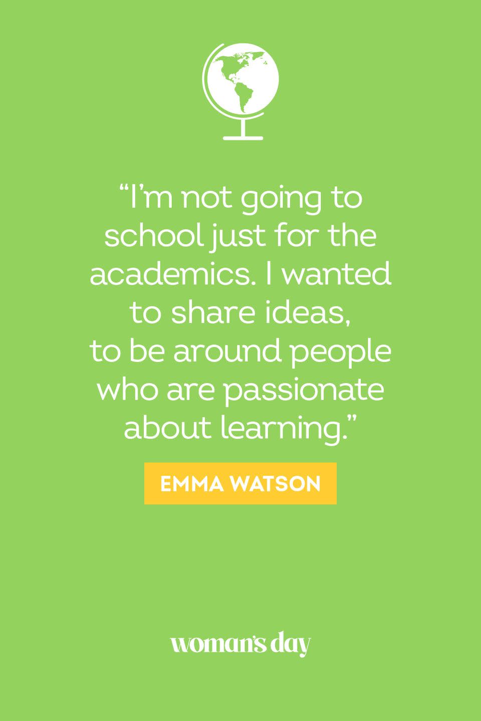 back to school quotes emma watson